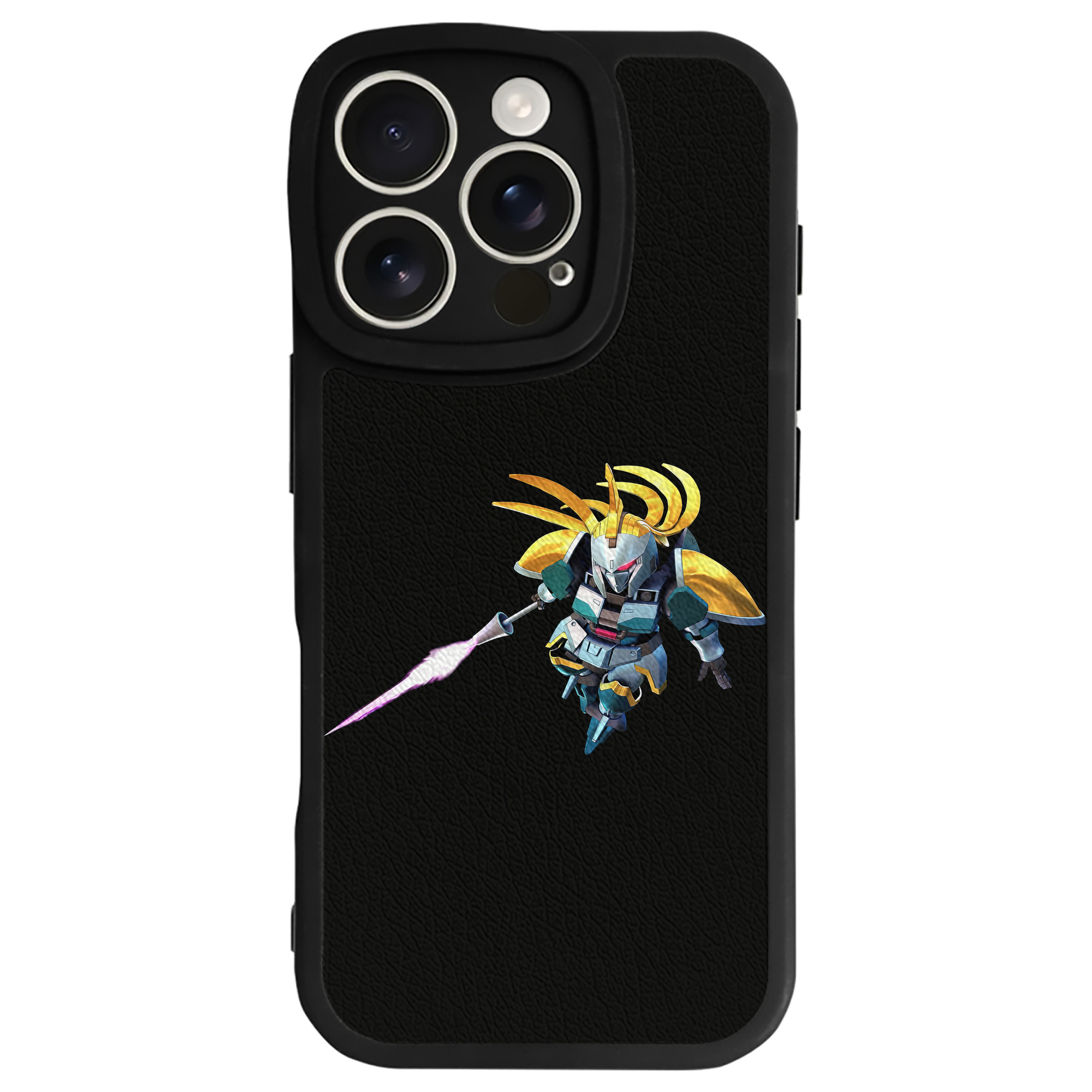 （画像用） 機動戦士ガンダム Mobile Suit Gundam 【iPhone 16シリーズ対応】シリコンスマホケース（レザー調） 材質：シリコン